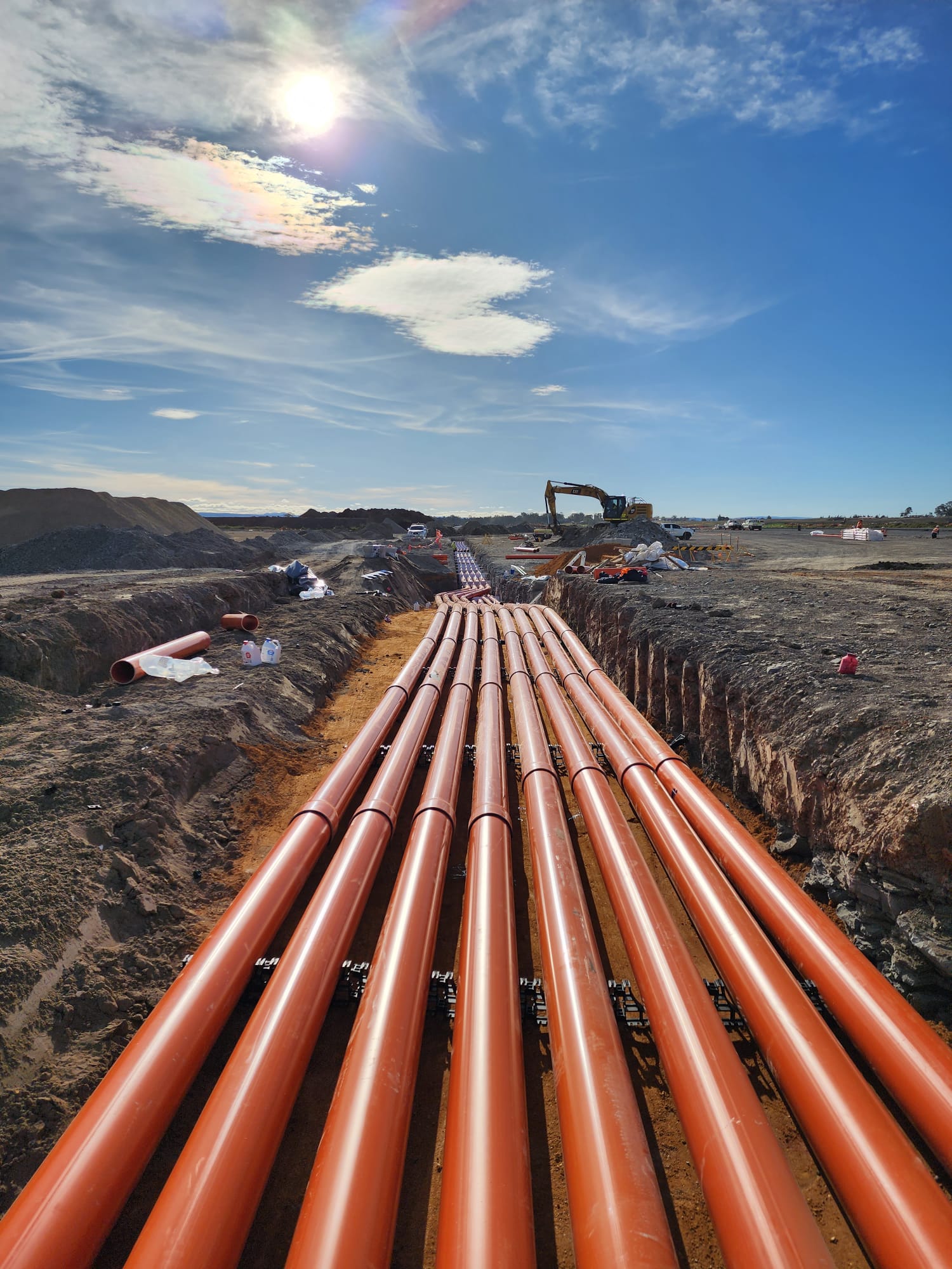PVC Conduit Installation | LV, HV & Communications| RM Civil