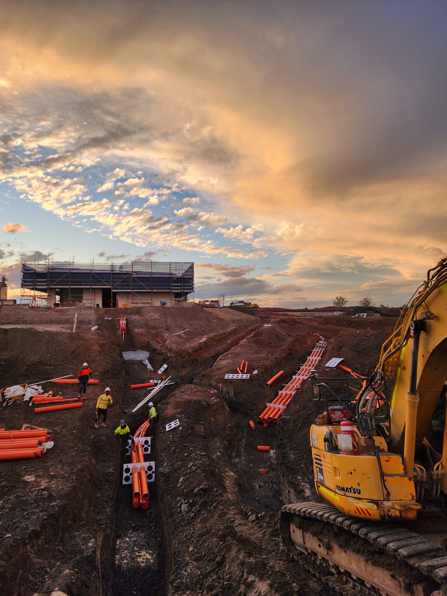 PVC Conduit Installation | LV, HV & Communications| RM Civil