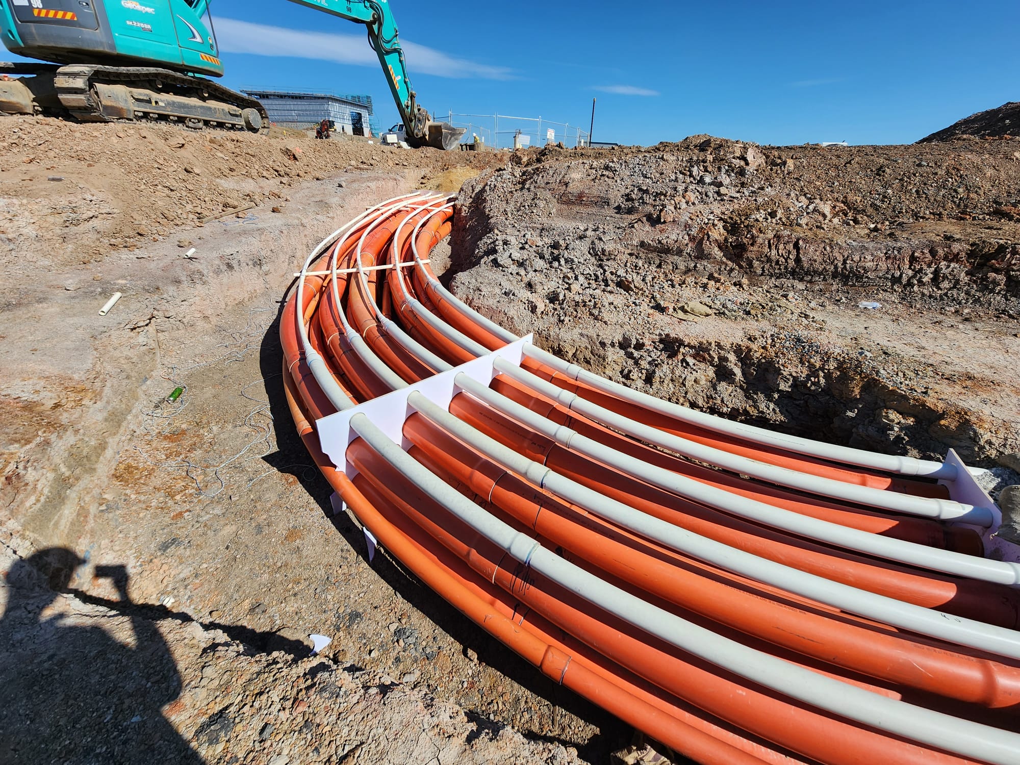 PVC Conduit Installation | LV, HV & Communications| RM Civil